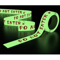 Cinta Adhesiva Halloween Luminosa Brilla Fluorescente 5cmx2m
